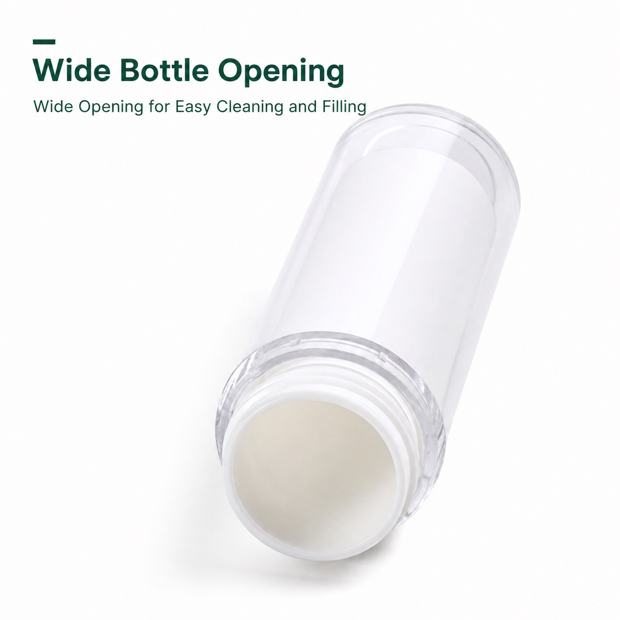 Wholesale Acrylic Airless Bottle 50ml clear Plastic Cosmetic Packaging Container Serum Lotion 15ml 30ml 50ml Airless Pump Bottle