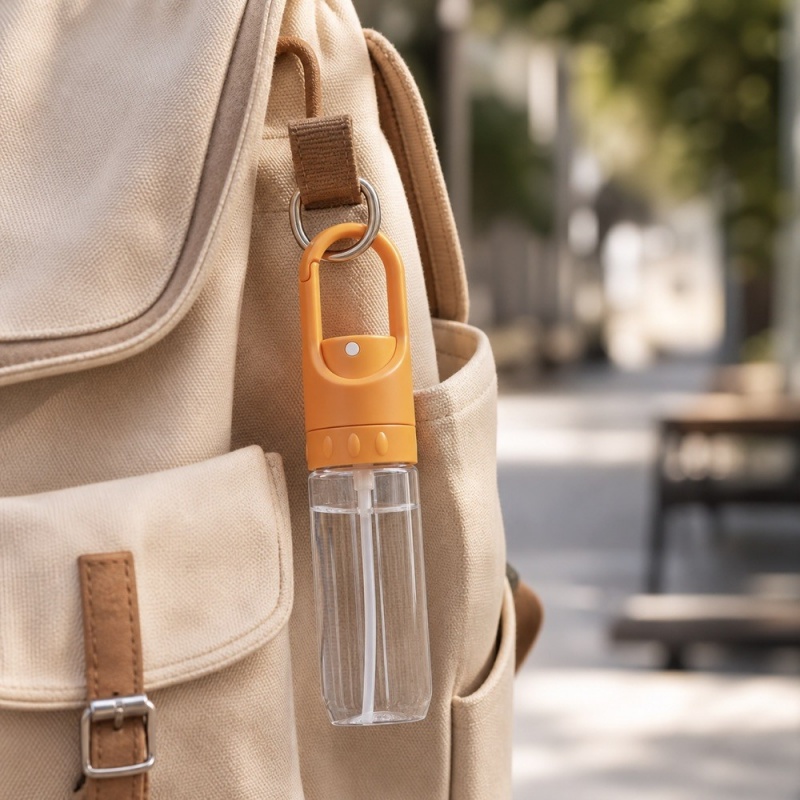 Factory OEM Mini Travel Fine Mist Spray Vial 20/30/50ml Portable Pocket Loose Powder Atomizer Soft Mist Outdoor Daily Use