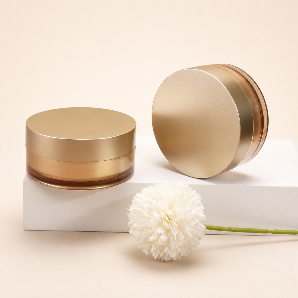 High Custom Luxury Skincare Container Face Cream Jar Empty 100g Plastic Jar With Private Label