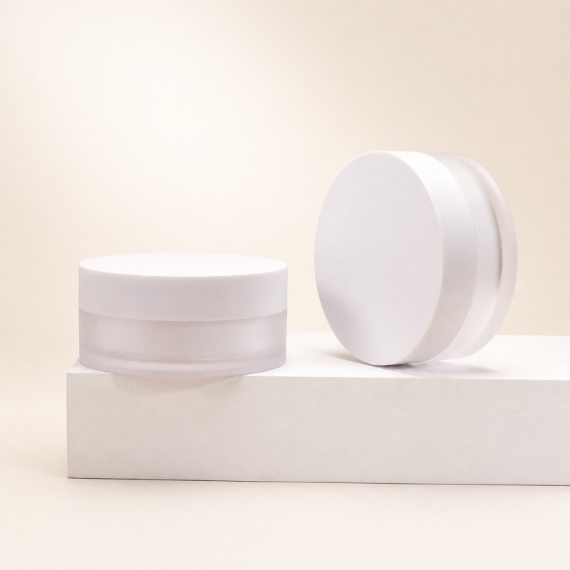 High Custom Luxury Skincare Container Face Cream Jar Empty 100g Plastic Jar With Private Label