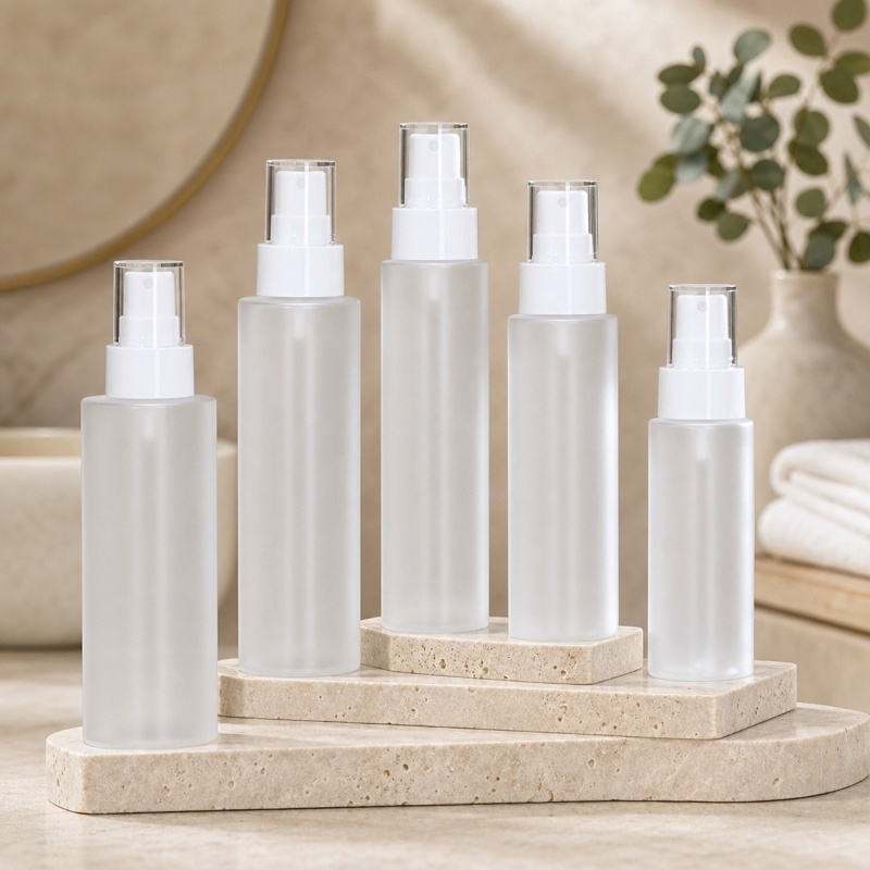 100ml 120ml 150ml 200ml 250ml Golden Pump Head Lotion PET Plastic Bottle Skin Care Product Large-capacity Cosmetic Lotion Bottle