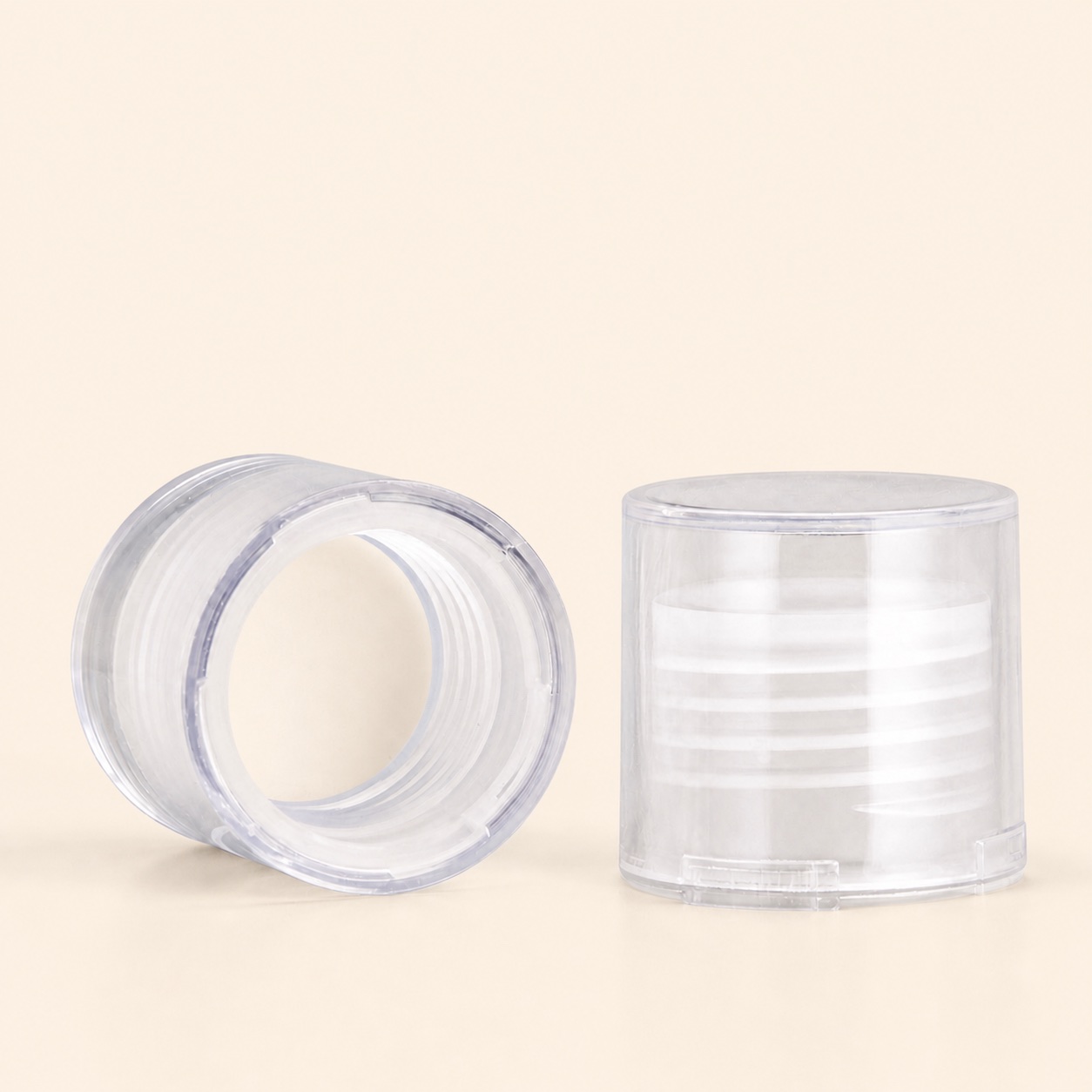 100ml 120ml 150ml 200ml 250ml Customized Cylinder PET Cosmetics Bottles Empty Toner Lotion Pure Dew Double-layer Screw Cap UV Printing
