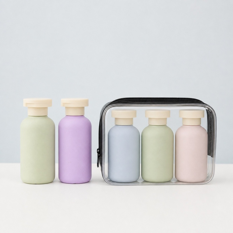 Degradable Biodegradable Material Wheat Straw Bottle Hand and Body Lotion Skin Care Products Body Lotion Customize
