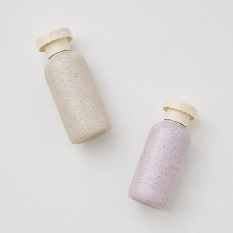Degradable Biodegradable Material Wheat Straw Bottle Hand and Body Lotion Skin Care Products Body Lotion Customize
