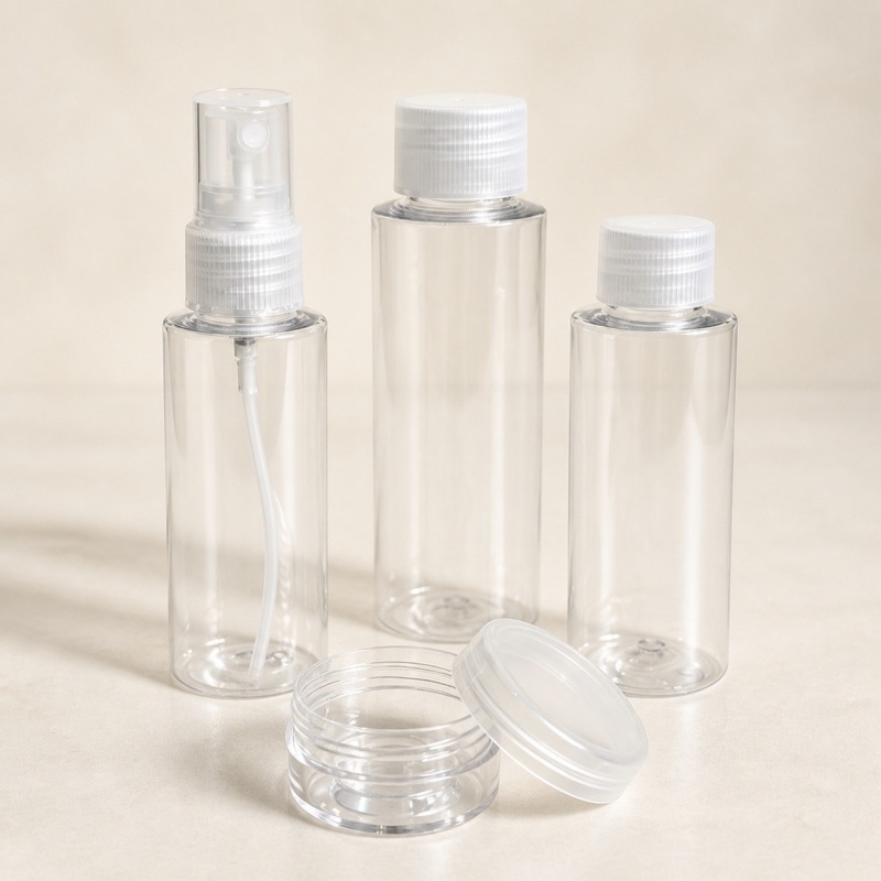 Travel Sub-bottling 8pcs 9pcs 11pcs/set Skin Care Products Cosmetic Jars Portable Small Size Empty Skincare Bottle Sets