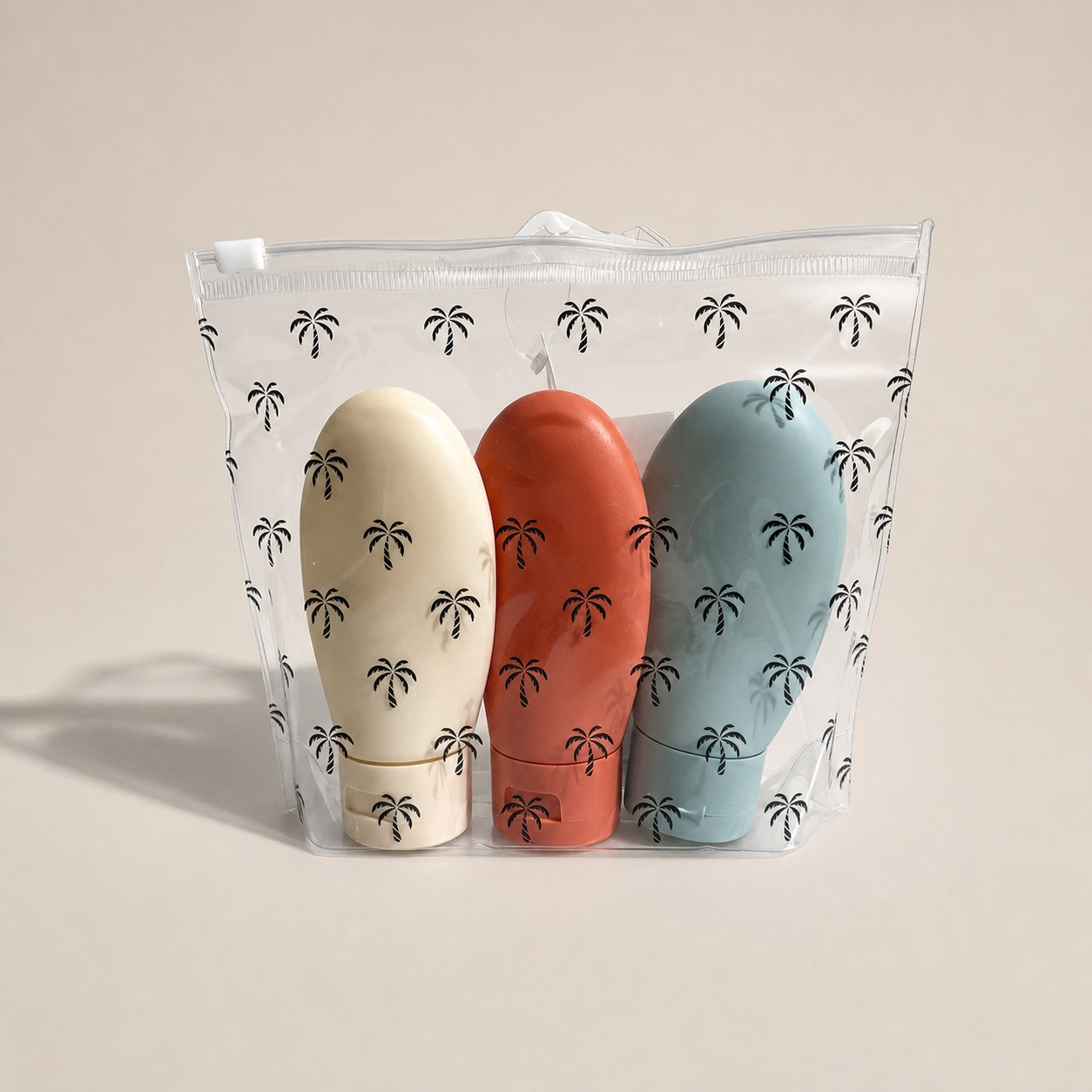 Portable Personal Care Makeup Travel Shampoo Lotion Bottle Set 60ml PP Plastic Empty Container Flip Cap TongYu