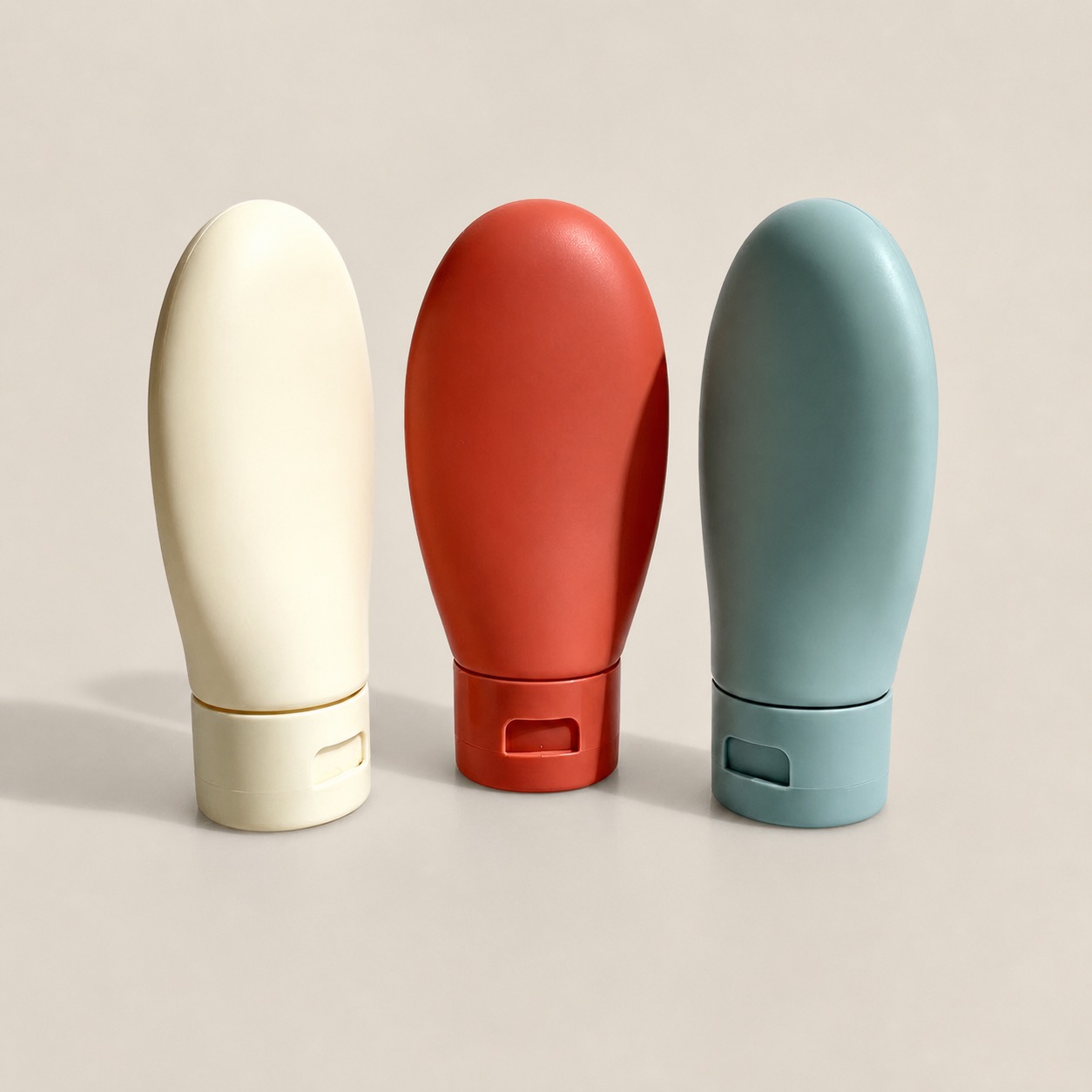 Portable Personal Care Makeup Travel Shampoo Lotion Bottle Set 60ml PP Plastic Empty Container Flip Cap TongYu