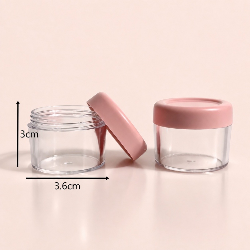 Customized Color Girl Cheap Pet Bottle and Jar Cosmetic Bottle Travel Set Kit
