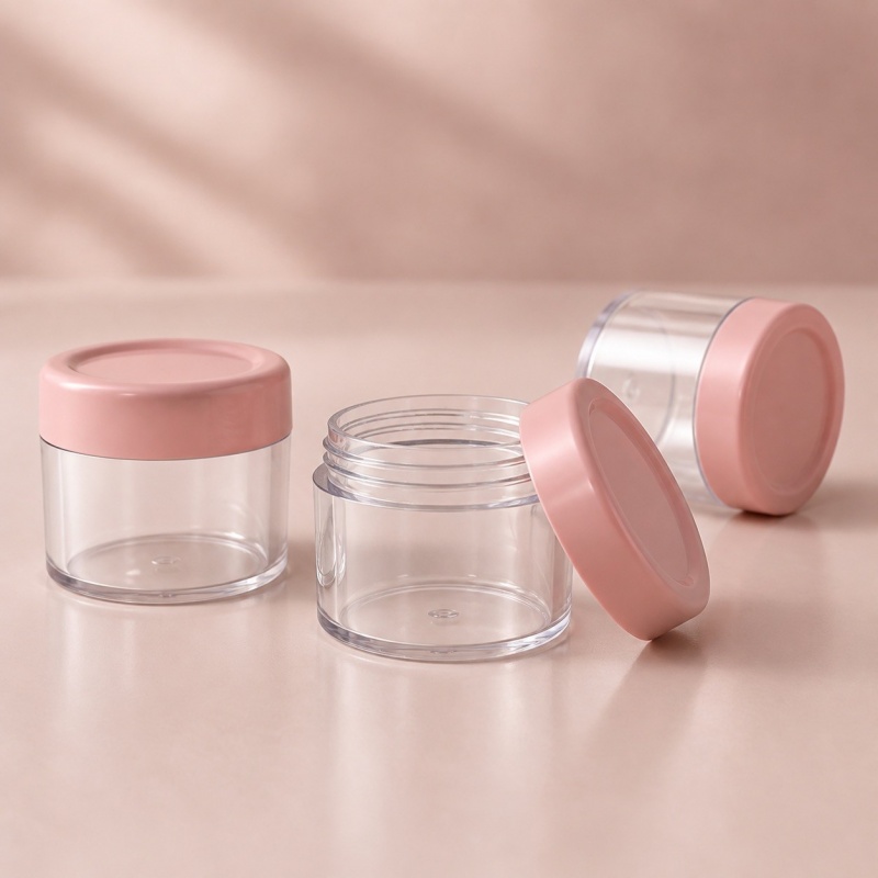 Customized Color Girl Cheap Pet Bottle and Jar Cosmetic Bottle Travel Set Kit