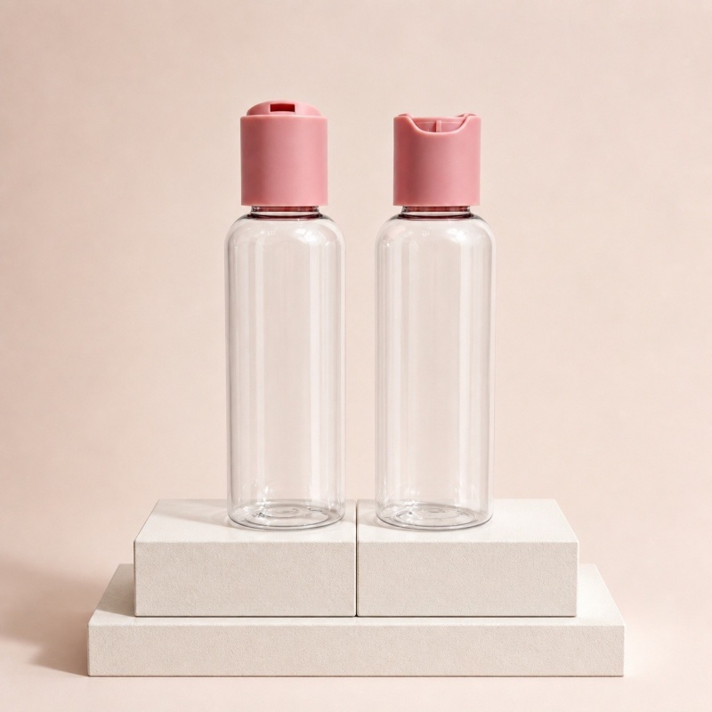 Customized Color Girl Cheap Pet Bottle and Jar Cosmetic Bottle Travel Set Kit