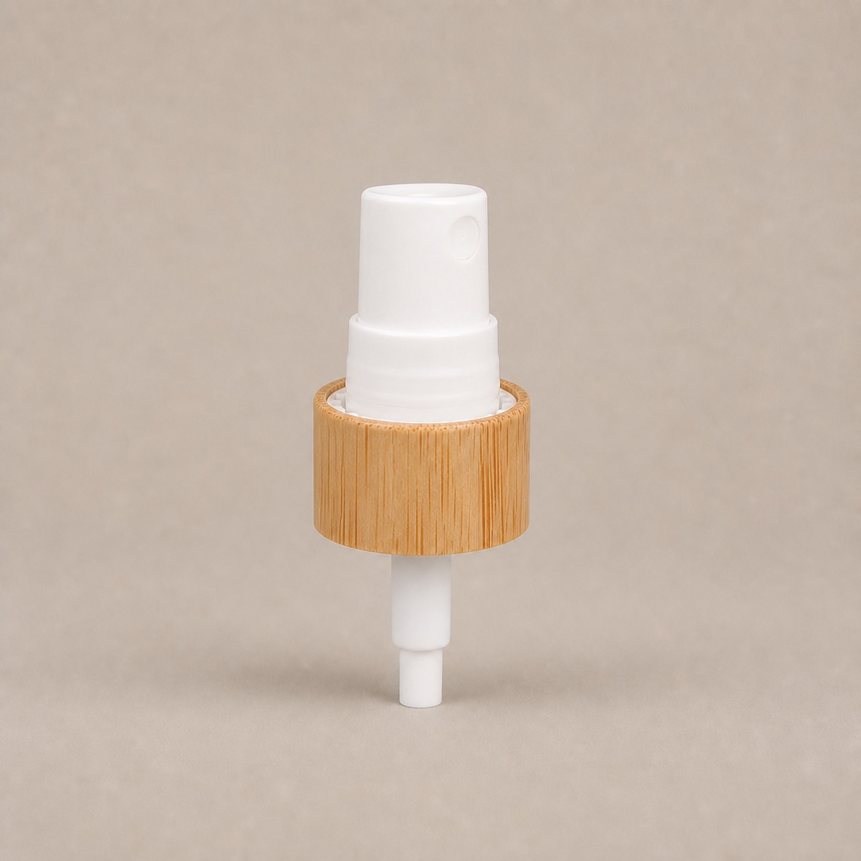 20/24/28/410 Bamboo Spary Pump Dispenser Cap Eco-Friendly Sustainable Cosmetic Packaging with Custom Logo