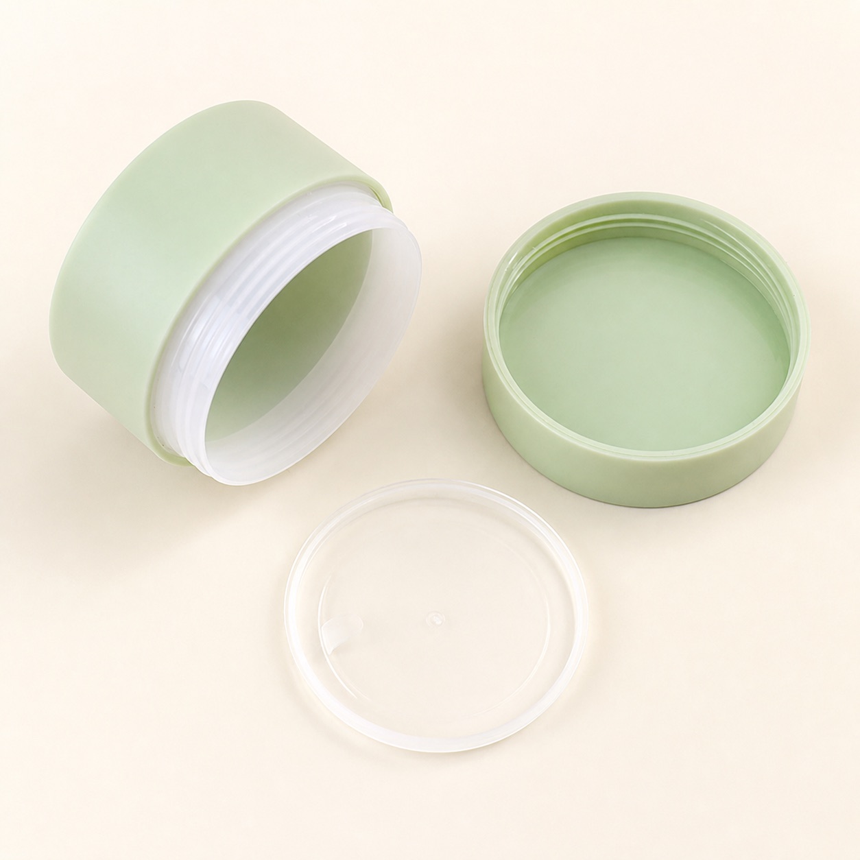 Luxury 100g 200g 250g Frosted pp Plastic Jar Hair Mask Jar Hair Mask Container 4 oz Plastic Jars with Lid