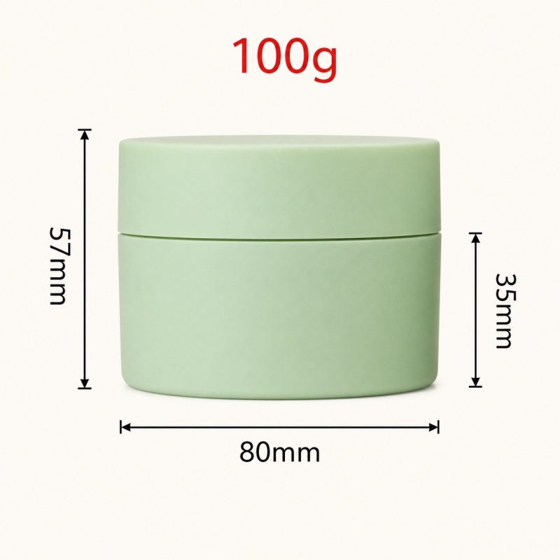 Luxury 100g 200g 250g Frosted pp Plastic Jar Hair Mask Jar Hair Mask Container 4 oz Plastic Jars with Lid