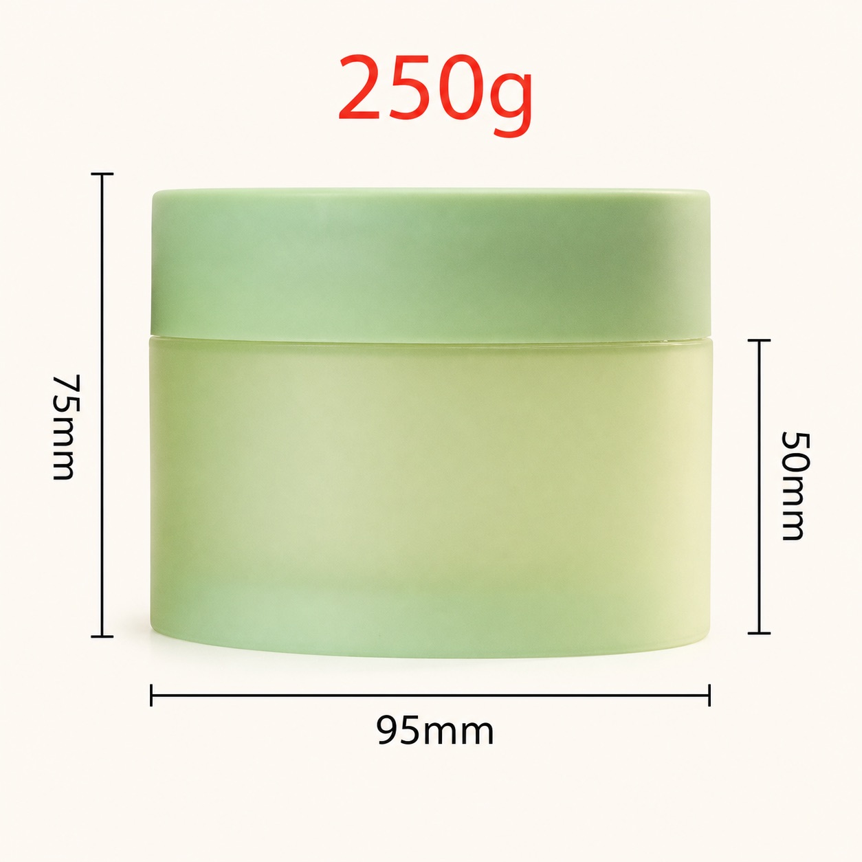 PP Cream Jar 20g-200g Round Plastic Jar Sample Packaging in Stock Trial Pack Cream Container