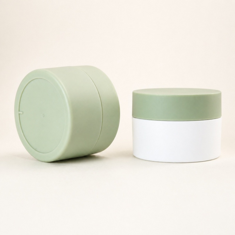 PP Cream Jar 20g-200g Round Plastic Jar Sample Packaging in Stock Trial Pack Cream Container