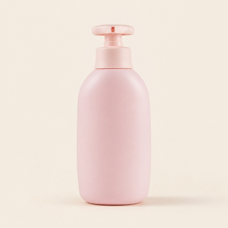 280ml 380ml 500ml pink Children's Shower Gel Shampoo Bottle PET Plastic Bottle Baby Lotion Bottle