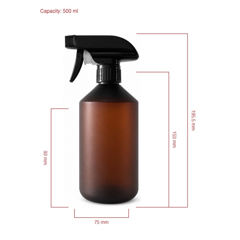 Wholesale 300ml 500ml Refillable PET Spray Bottles, Thickened Plastic Trigger Sp