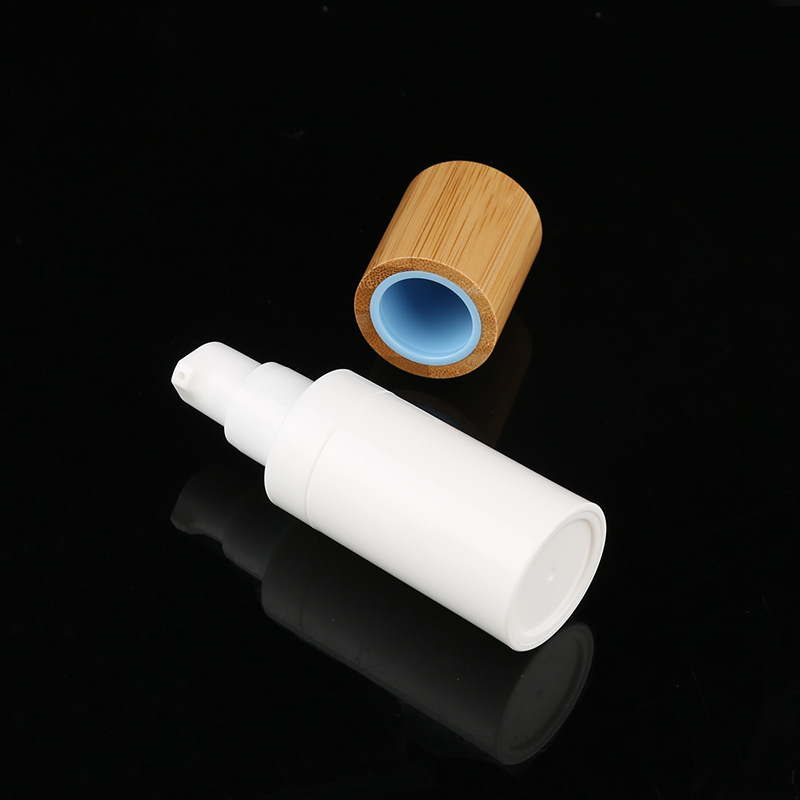 20ml 30ml 40ml 50ml Bamboo Pp Vacuum Bottle Essence Bottle Emulsion Bottle Packa