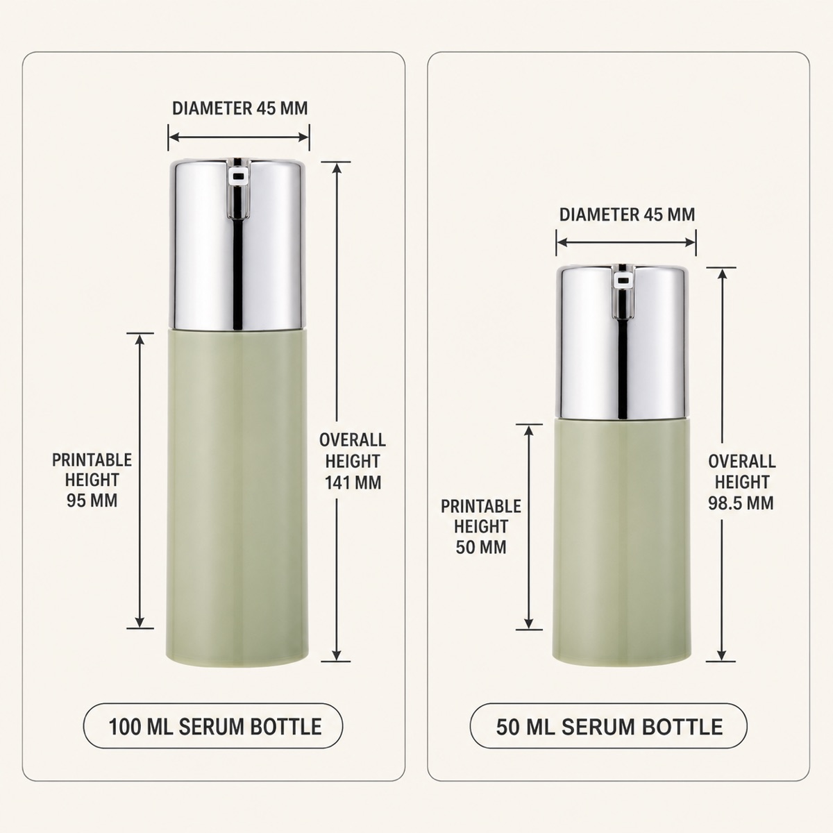 New Bamboo Pp Emulsion Pump 24_410 Transparent Half Cover Powder Pump Pressing F
