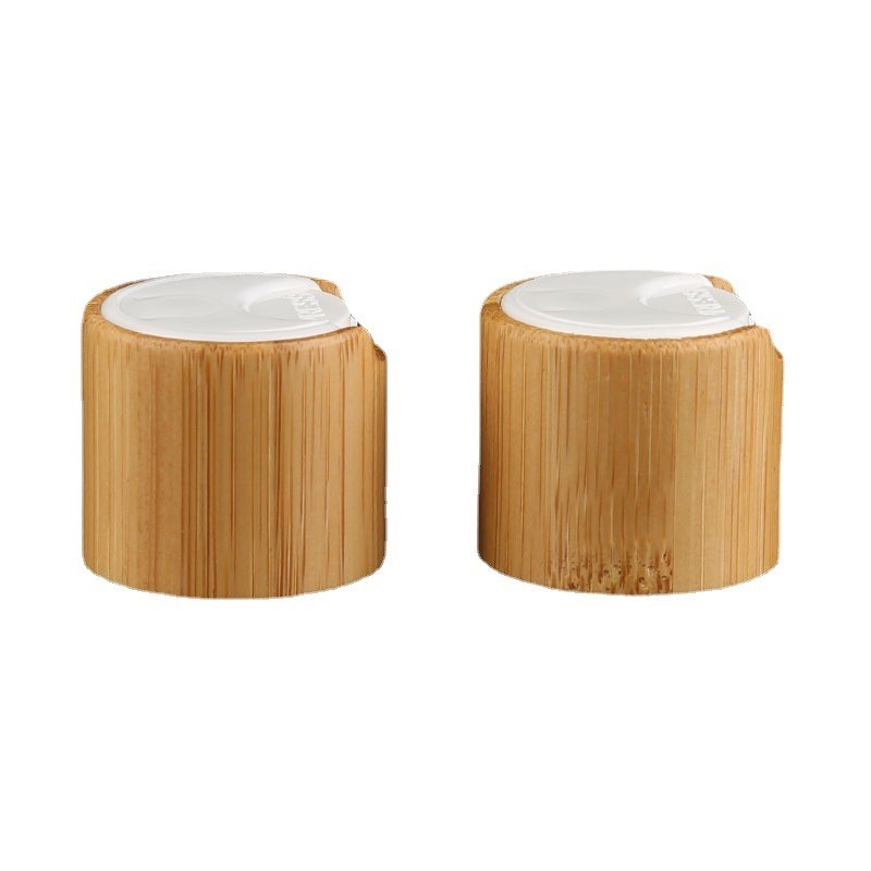 Daily Chemical Packaging 24 Teeth Bamboo Wood Cap 24_410 Conditioner Bottle Cap 