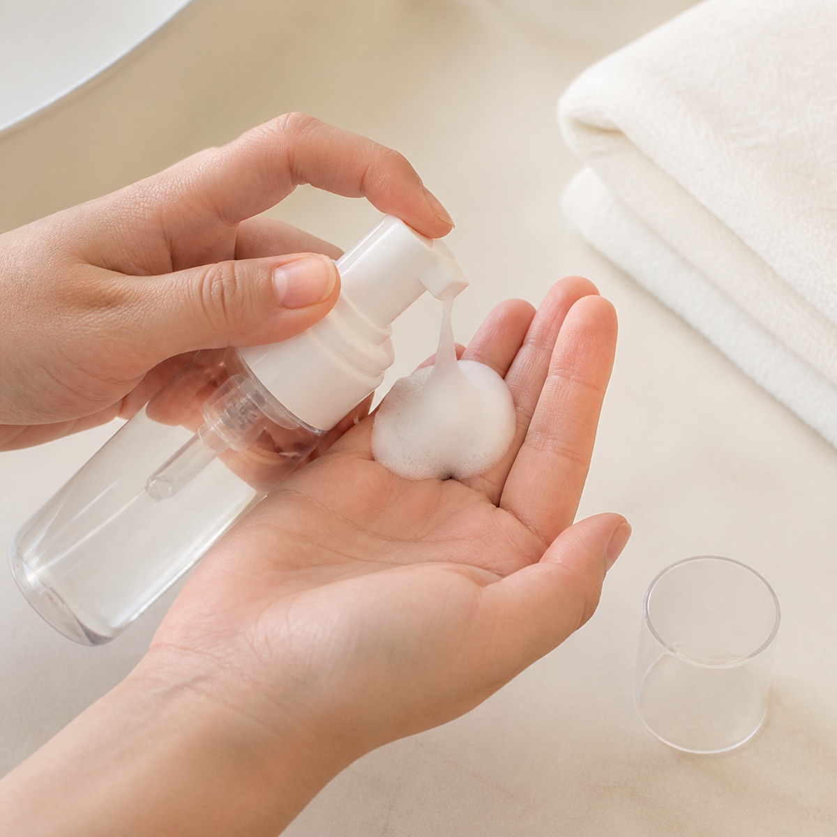 80/100/250/300/350/400/500ML Disc Top Cap HDPE Bottle Conditioner Lotion Skin Ca
