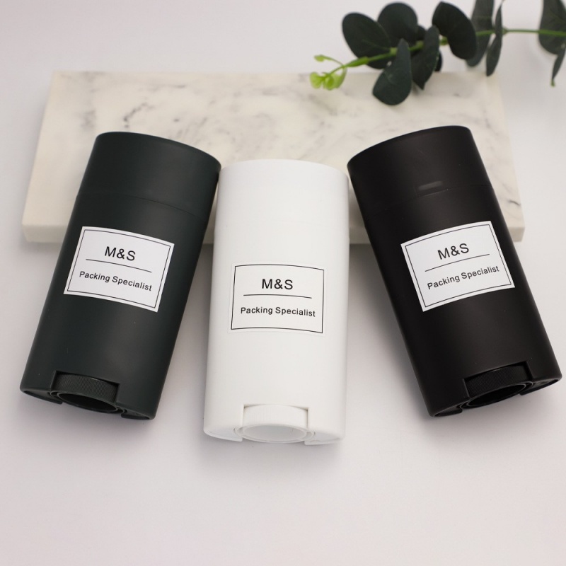 75g oval deodorant bottle, antiperspirant tube, lip balm tube, solid cream tube, blush tube, deodorant bottle