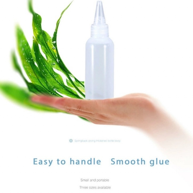 Wholesale glue bottles, dispensing bottles, soft plastic transparent thickened p