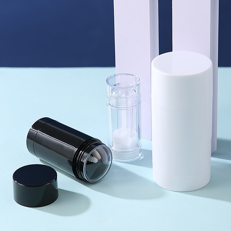 75g deodorant stick, 30g mud mask stick, 50g face mask cream, double-capped sunscreen tube, 15g antiperspirant deodorant.