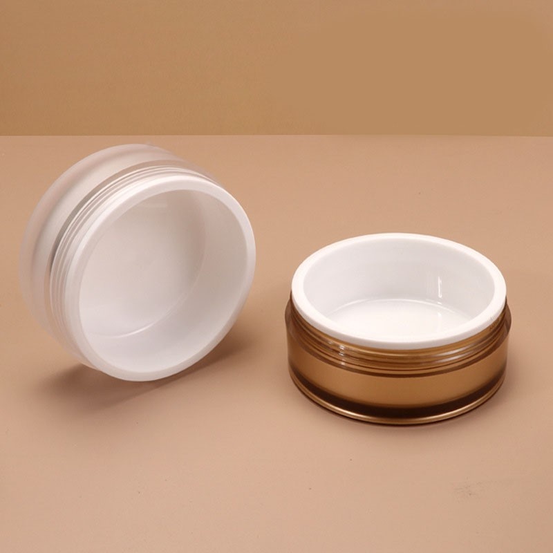 100g frosted acrylic eye mask jar, plastic cream jar, wide-mouth face mask dispe