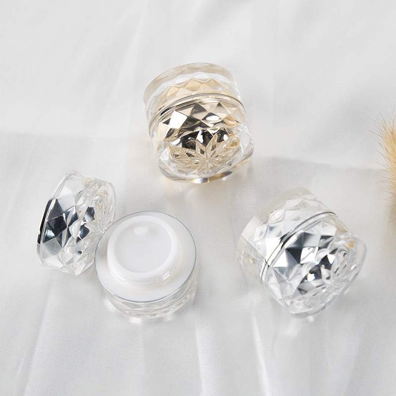 5g Acrylic Cream Jar, Double-Layer Lotion Jar, Premium Essence Trial Pack Jar (C