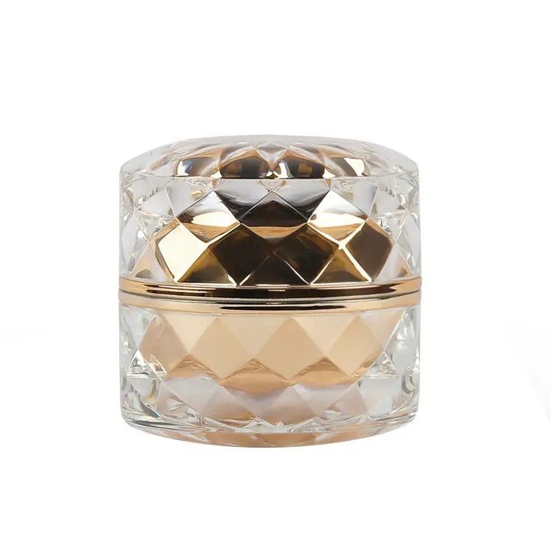 7g Diamond-Shaped Plastic Jar For Cosmetics Glitter Pots