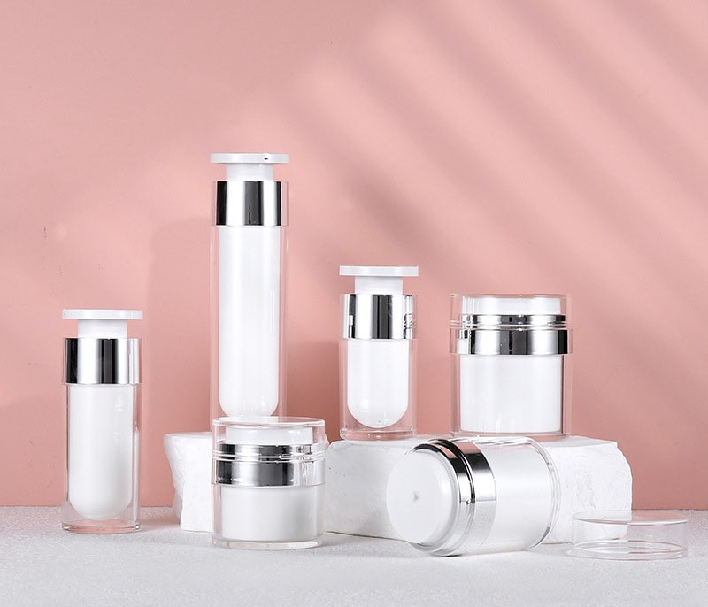 15/30/15g Acrylic Press-Type airless Cream Bottle; 50/30/50ml Emulsion airless D