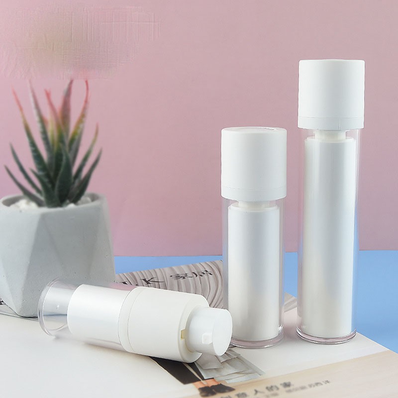 15/30/50ML round twist-cap vacuum bottle essence lotion press-type cosmetic eye 
