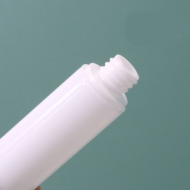 30ml/50ml airless lotion bottle, straight round transparent lotion bottle