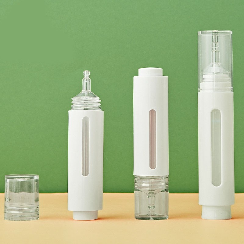 15ml/30ml pump-type cosmetic packaging essence bottle, water light injection tub