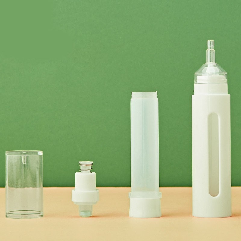 15ml/30ml pump-type cosmetic packaging essence bottle, water light injection tub