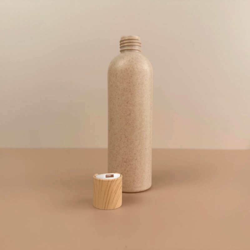 Wheat Straw Plastic Biodegradable Shampoo Bottles