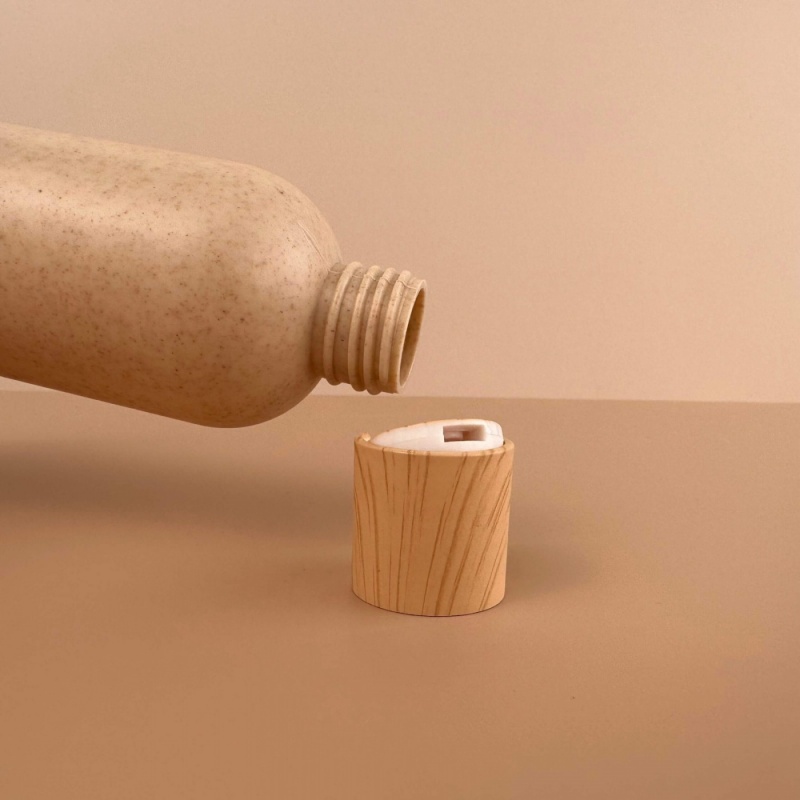 Wheat Straw Plastic Biodegradable Shampoo Bottles