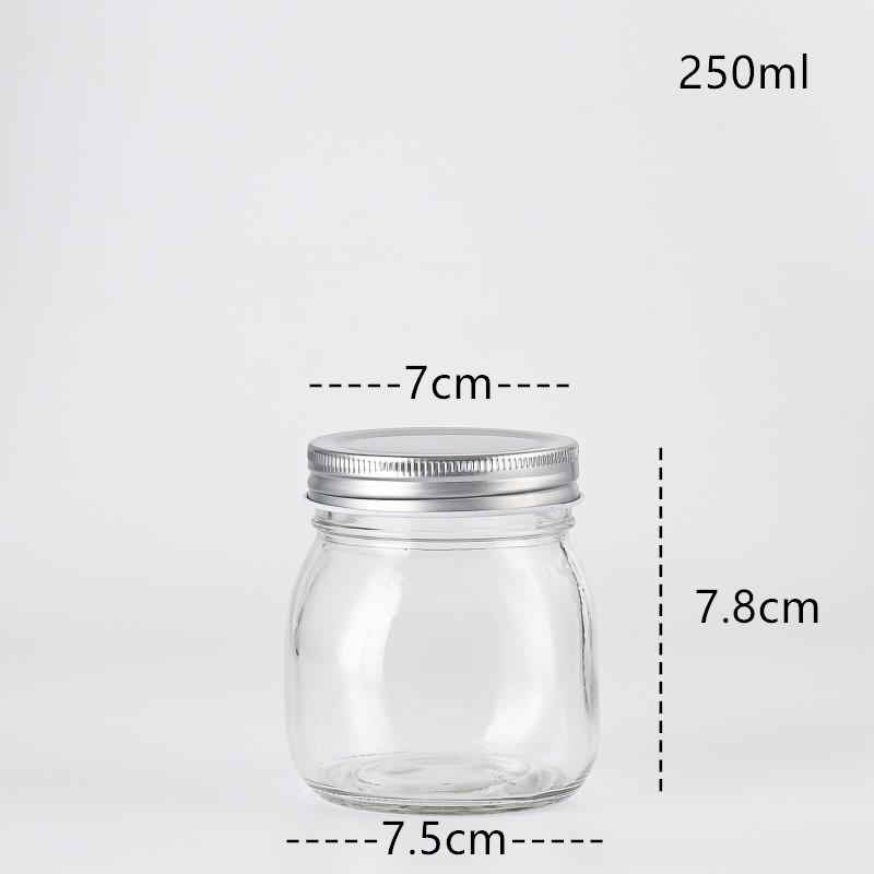 Wholesale 8 Oz 16 Oz Glass Bottles With Lid