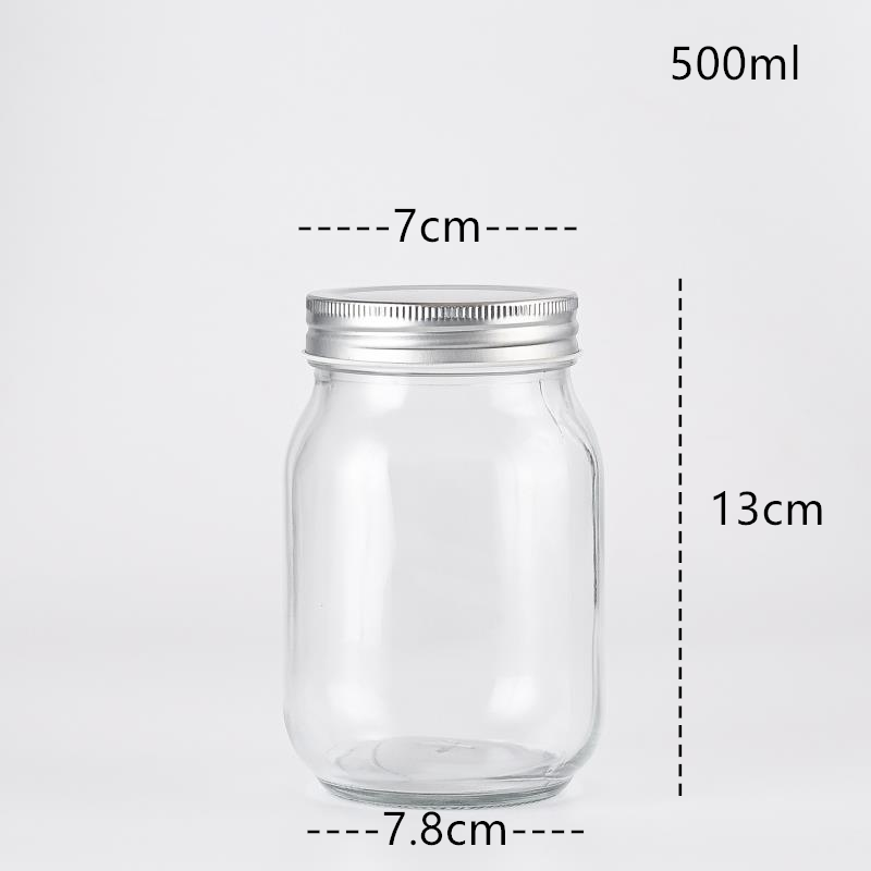 Wholesale 8 Oz 16 Oz Glass Bottles With Lid