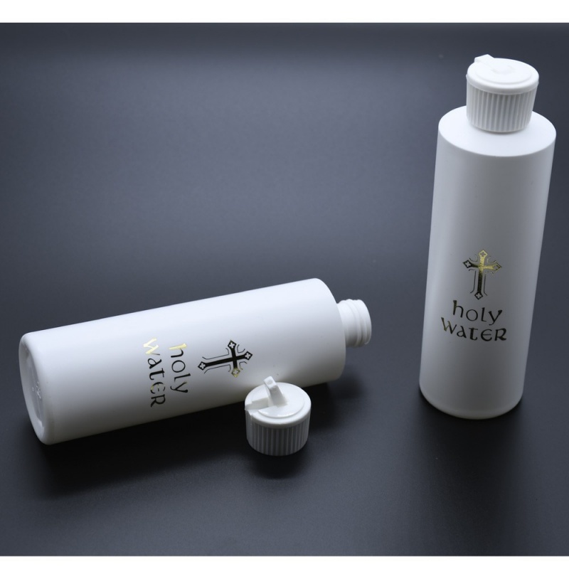 60ml,100ml,250ml Holy Water Bottles (Plastic Bottles with Crosses) For Holy Water Baptism