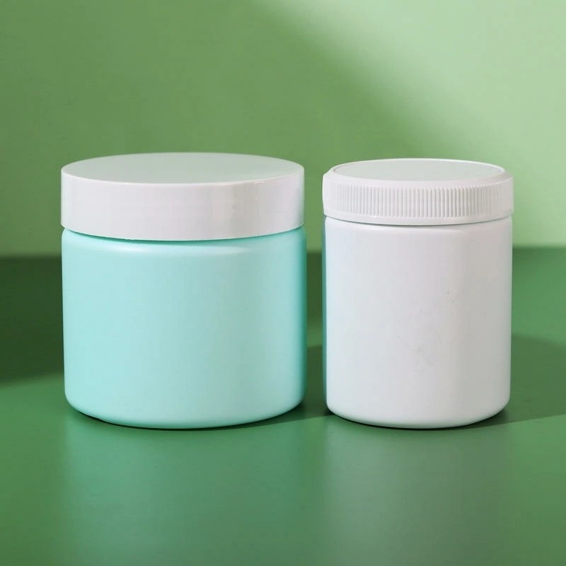 White Cream Jars Cosmetic Packaging
