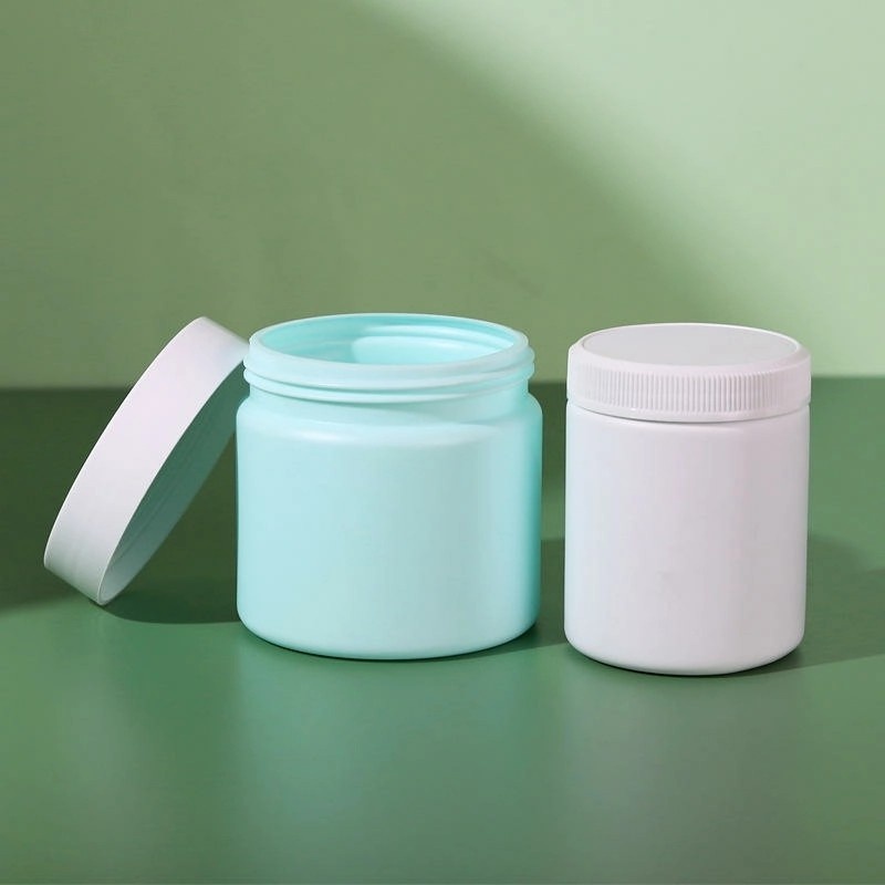 White Cream Jars Cosmetic Packaging