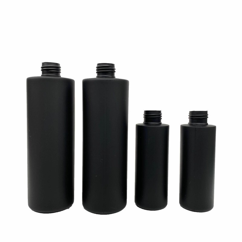 Custom Frosted Spray Flat Shoulder Cylindrical PCR Bottles