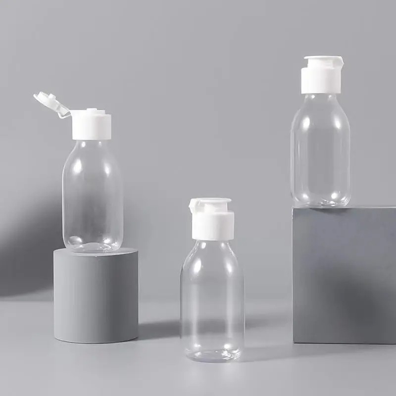 50ml Flip Top Cap Lotion Cosmetic Container Travel
