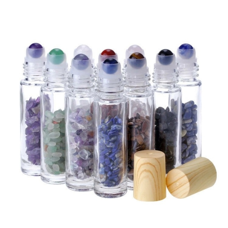 Elegant Transparent Jade Ball Bamboo Rolling Ball Bottle