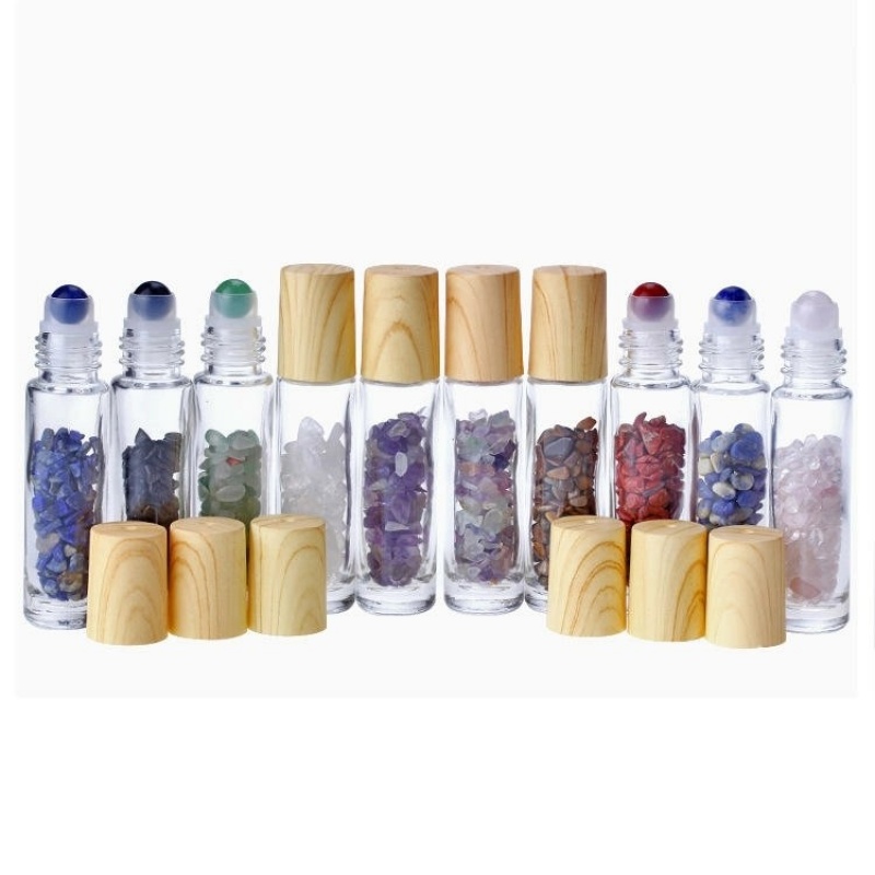 Elegant Transparent Jade Ball Bamboo Rolling Ball Bottle