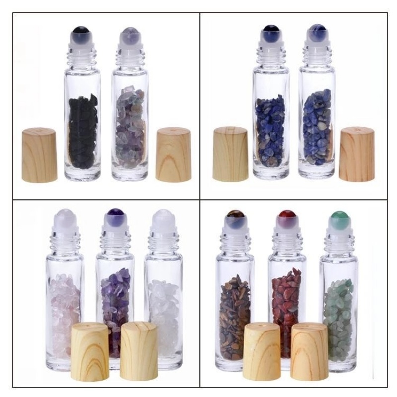 Elegant Transparent Jade Ball Bamboo Rolling Ball Bottle
