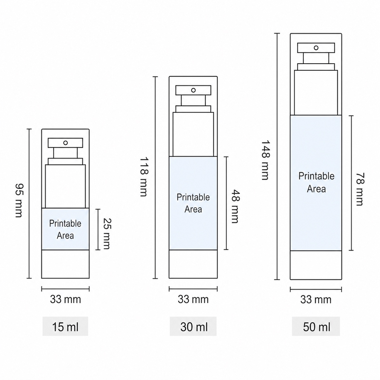 Conventional 15/30/50/80/100/120ml Reusable Makeup Tools Main AS/Accessory PP Spray/Lotion Flat Head Vacuum Travel Split Bottle