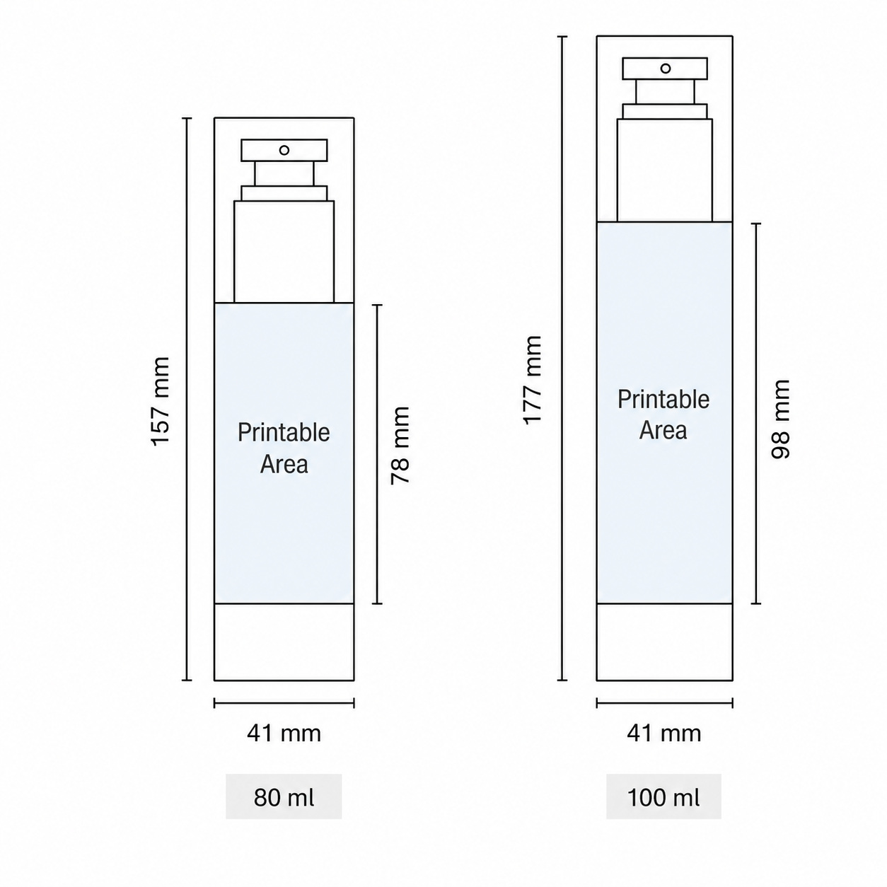 Conventional 15/30/50/80/100/120ml Reusable Makeup Tools Main AS/Accessory PP Spray/Lotion Flat Head Vacuum Travel Split Bottle